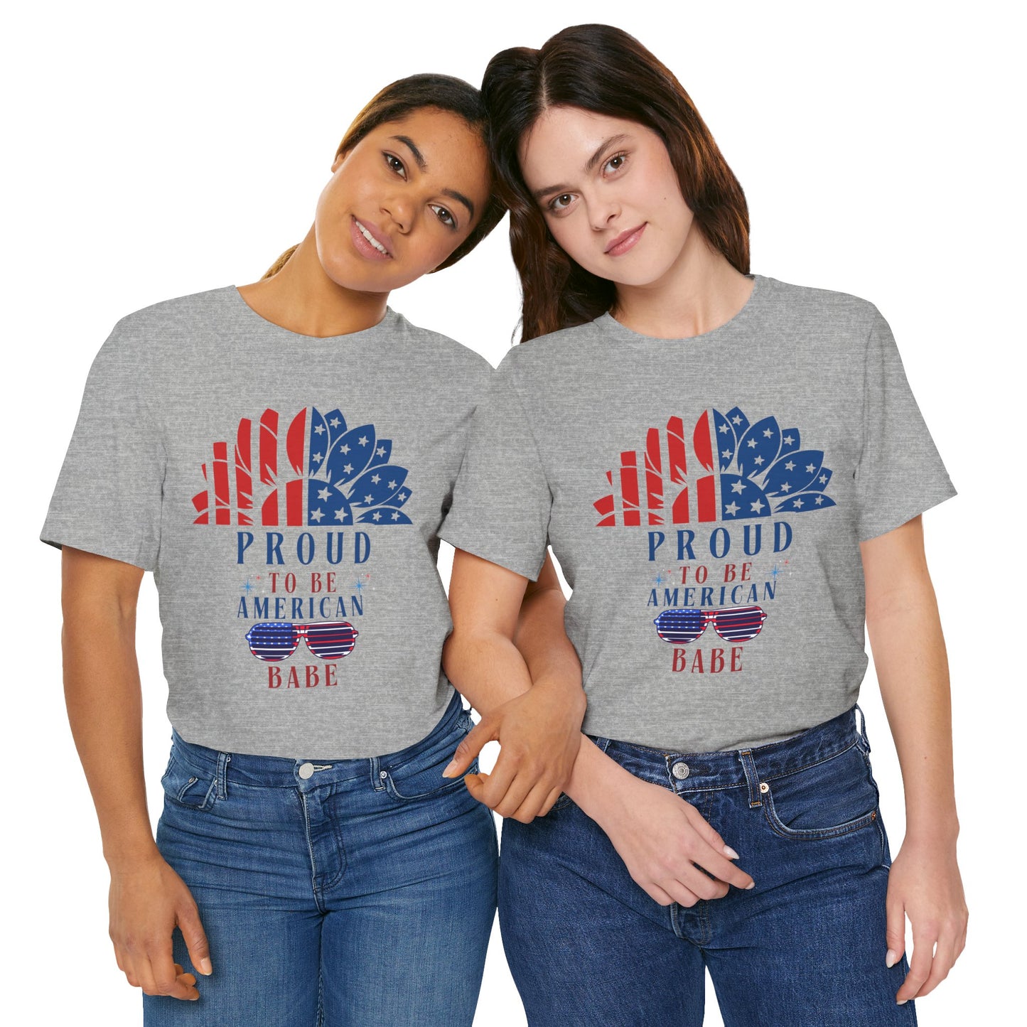 Proud to be American BABE - Unisex Softstyle T-shirt | 4th of July | Patriotic Unisex Softstyle T-shirt | Summer T-shirt | USA Proud T- shirt | Comfort & Designer T-shirt | Gift idea for Independence Day
