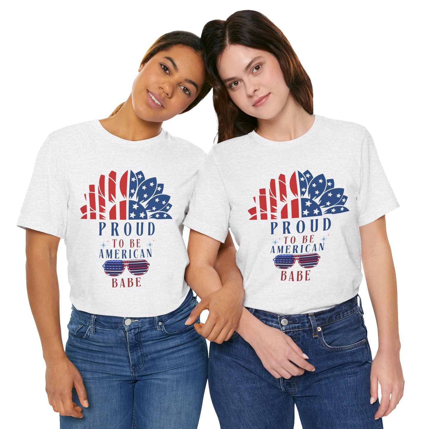 Proud to be American BABE - Unisex Softstyle T-shirt | 4th of July | Patriotic Unisex Softstyle T-shirt | Summer T-shirt | USA Proud T- shirt | Comfort & Designer T-shirt | Gift idea for Independence Day
