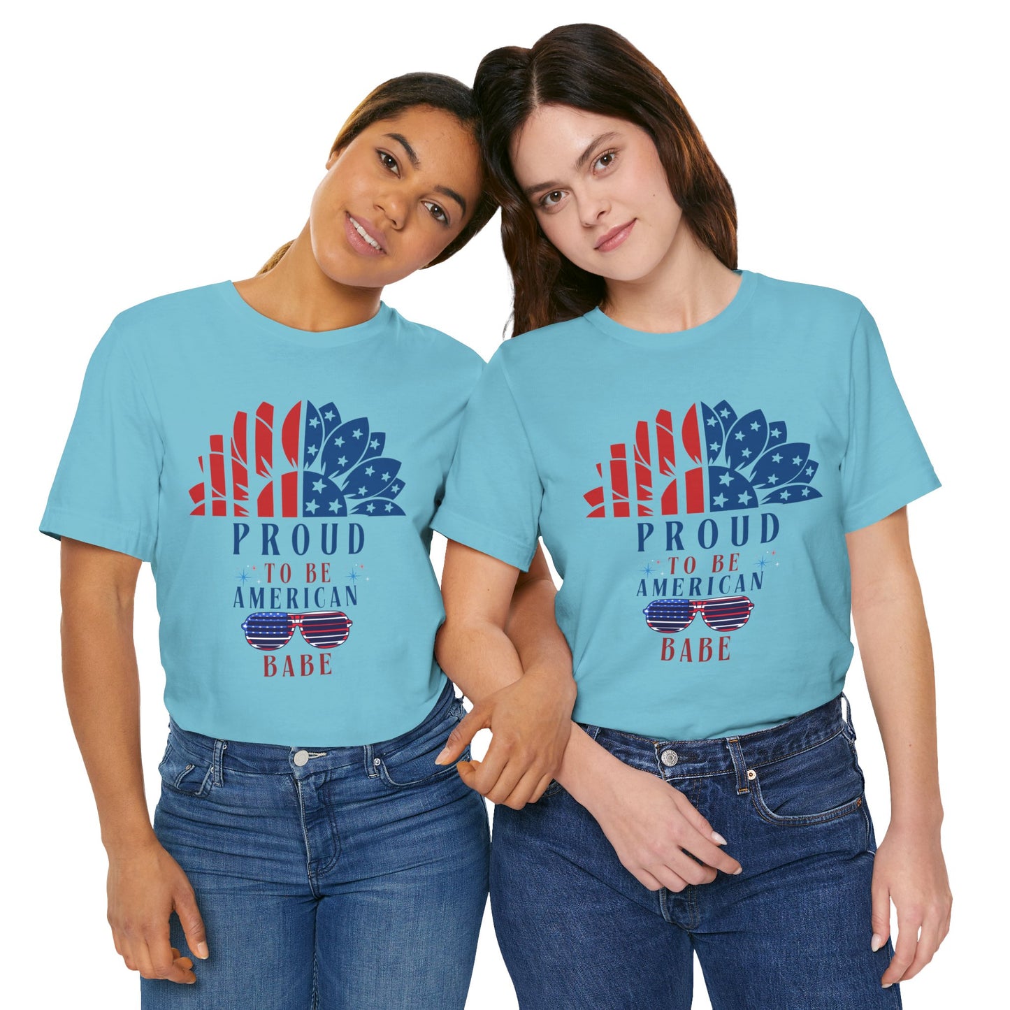 Proud to be American BABE - Unisex Softstyle T-shirt | 4th of July | Patriotic Unisex Softstyle T-shirt | Summer T-shirt | USA Proud T- shirt | Comfort & Designer T-shirt | Gift idea for Independence Day