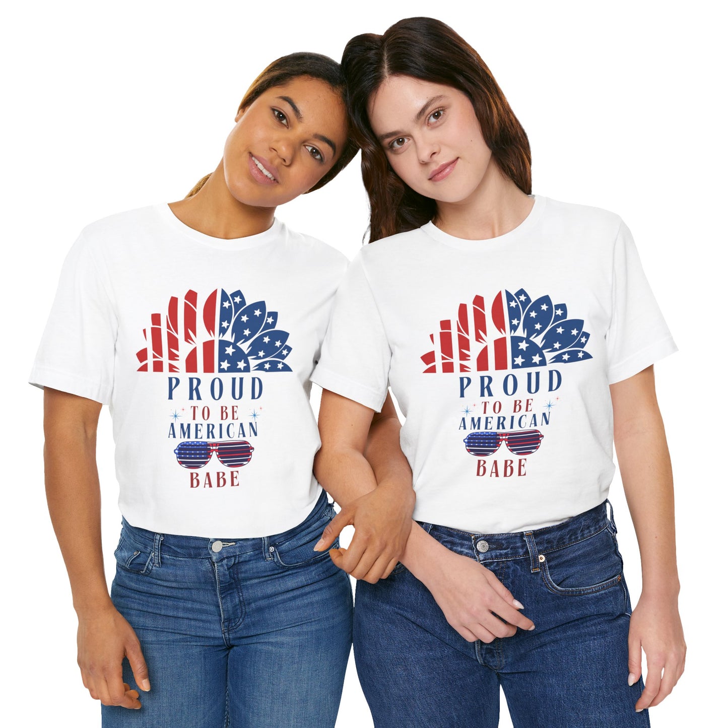 Proud to be American BABE - Unisex Softstyle T-shirt | 4th of July | Patriotic Unisex Softstyle T-shirt | Summer T-shirt | USA Proud T- shirt | Comfort & Designer T-shirt | Gift idea for Independence Day