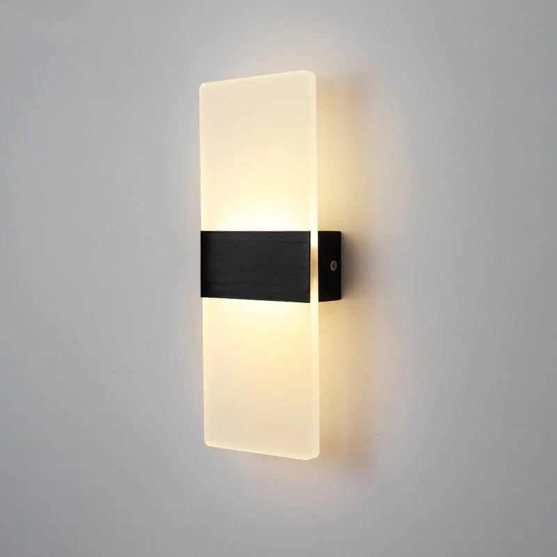 Modern LED Acrylic Wall Light – Slim Decorative Fixture for Bedroom & Hallway