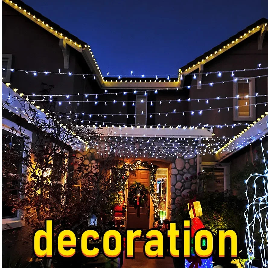 LED Fairy Lights USB Power String Lights Christmas Garland For New Year Wedding Party Tree Garden Terrace Decoration 8 Function