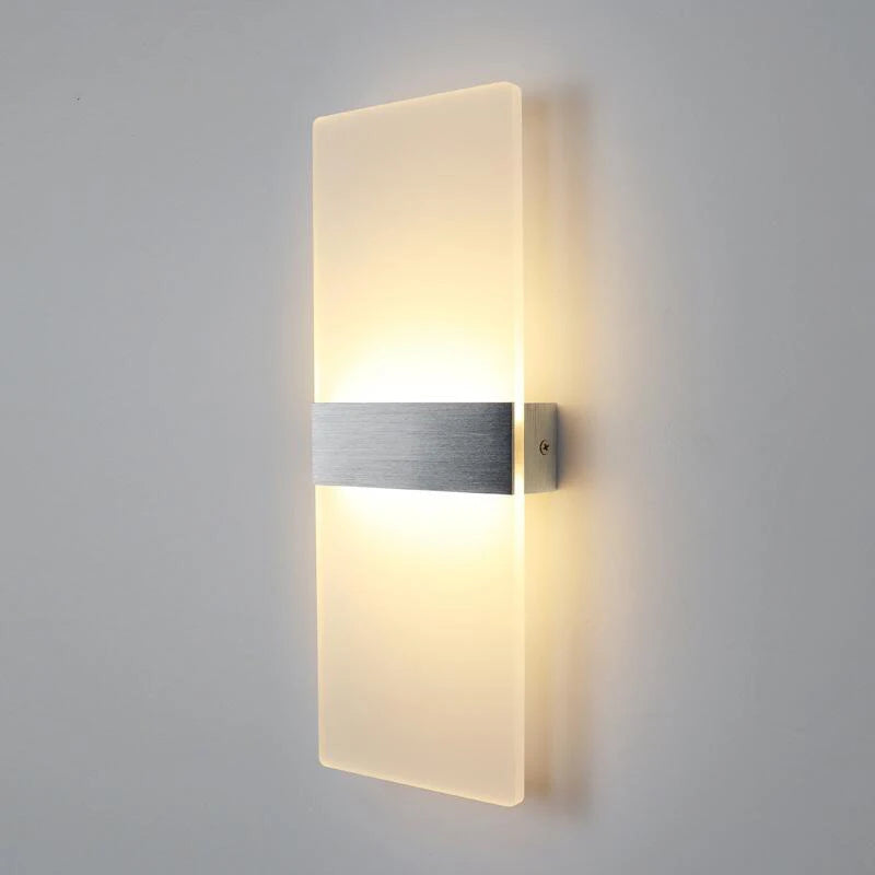 Modern LED Acrylic Wall Light – Slim Decorative Fixture for Bedroom & Hallway