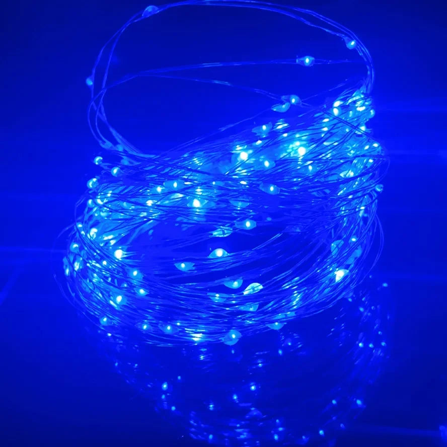 LED Fairy Lights USB Power String Lights Christmas Garland For New Year Wedding Party Tree Garden Terrace Decoration 8 Function