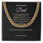 Cuban Link Chain Necklace || Father's Day Necklace || To My Dad Gift || Gift From Son || Papa Gift || Father's Day Jewelry || Necklace For Dad