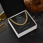 Cuban Link Chain Necklace || Father's Day Necklace || To My Dad Gift || Gift From Son || Papa Gift || Father's Day Jewelry || Necklace For Dad