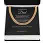 Cuban Link Chain Necklace || Father's Day Necklace || To My Dad Gift || Gift From Son || Papa Gift || Father's Day Jewelry || Necklace For Dad