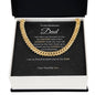 Cuban Link Chain Necklace || Father's Day Necklace || To My Dad Gift || Gift From Son || Papa Gift || Father's Day Jewelry || Necklace For Dad