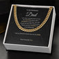 Cuban Link Chain Necklace || Father's Day Necklace || To My Dad Gift || Gift From Son || Papa Gift || Father's Day Jewelry || Necklace For Dad