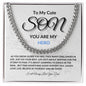 Cuban Chain Necklace Gift For Son || Gift for Husband t || Cuban Chain Necklace for Man || Gift For Boyfriend || Gift For Man