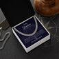 Cuban Chain Necklace Gift For Son || Gift for Husband t || Cuban Chain Necklace for Man || Gift For Boyfriend || Gift For Man