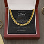 Cuban Link Chain Necklace || Father's Day Necklace || To My Dad Gift || Gift From Son || Papa Gift || Father's Day Jewelry || Necklace For Dad