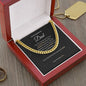 Cuban Link Chain Necklace || Father's Day Necklace || To My Dad Gift || Gift From Son || Papa Gift || Father's Day Jewelry || Necklace For Dad