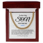 Cuban Chain Necklace Gift For Son || Gift for Husband t || Cuban Chain Necklace for Man || Gift For Boyfriend || Gift For Man
