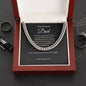Cuban Link Chain Necklace || Father's Day Necklace || To My Dad Gift || Gift From Son || Papa Gift || Father's Day Jewelry || Necklace For Dad