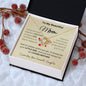 Happy Mother's Day || Love Knot Necklace with On Demand Message Card || Mother Daughter Necklace, Mother's Day Gift, Daughter Gift, Jewelry for Mom, Anniversary Gift