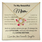 Happy Mother's Day || Love Knot Necklace with On Demand Message Card || Mother Daughter Necklace, Mother's Day Gift, Daughter Gift, Jewelry for Mom, Anniversary Gift