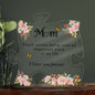 Acrylic Exquisite Flower Puzzle Decorative Gifts For Mom From Daughter Son, Delicate Mom Birthday Gifts From Daughter Son, Mom Acrylic Plaque Gifts Desk Decorations Christmas Anniversary Birthday Gifts For Mom, Ideas, Home Deco, Room Deco