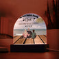 Acrylic Dome Plaque for father's day gift from daughter, and son || family print, gift for dad, birthday gift