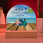 Acrylic Dome Plaque for father's day gift from daughter, and son || family print, gift for dad, birthday gift
