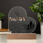 Acrylic Heart Plaque for Father's day || Dad Gift, Anniversary, Birthday, Father's Day Gift for Grandpa Dad Daddy From Kids