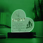 Acrylic Heart Plaque for Father's day || Dad Gift, Anniversary, Birthday, Father's Day Gift for Grandpa Dad Daddy From Kids