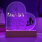 Acrylic Heart Plaque for Father's day || Dad Gift, Anniversary, Birthday, Father's Day Gift for Grandpa Dad Daddy From Kids