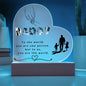 Acrylic Heart Plaque for Father's day || Dad Gift, Anniversary, Birthday, Father's Day Gift for Grandpa Dad Daddy From Kids