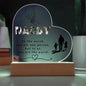 Acrylic Heart Plaque for Father's day || Dad Gift, Anniversary, Birthday, Father's Day Gift for Grandpa Dad Daddy From Kids