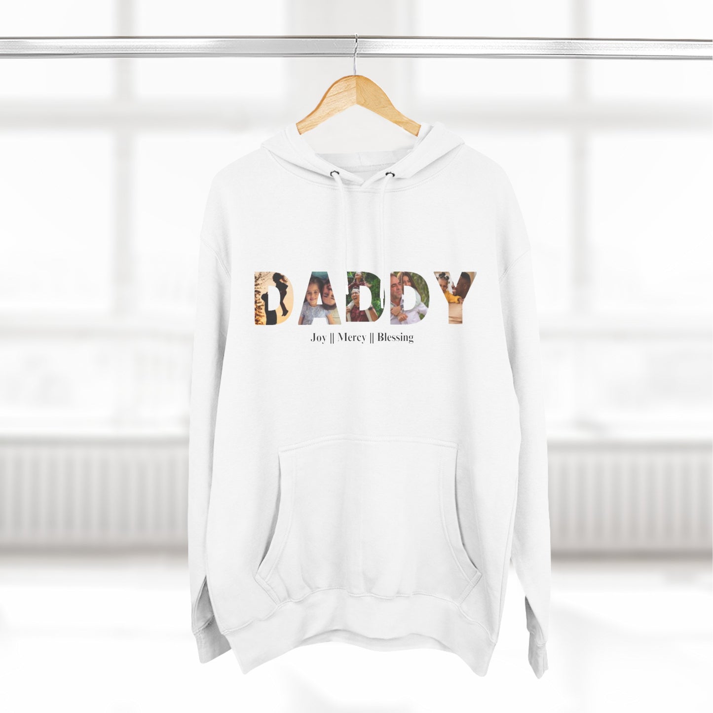 Three-Panel Fleece Hoodie Gift for Daddy And Grandpa Shirt, Father's Day Shirt, Gift For Daddy  And Grandpa Tee, Gift For Husband