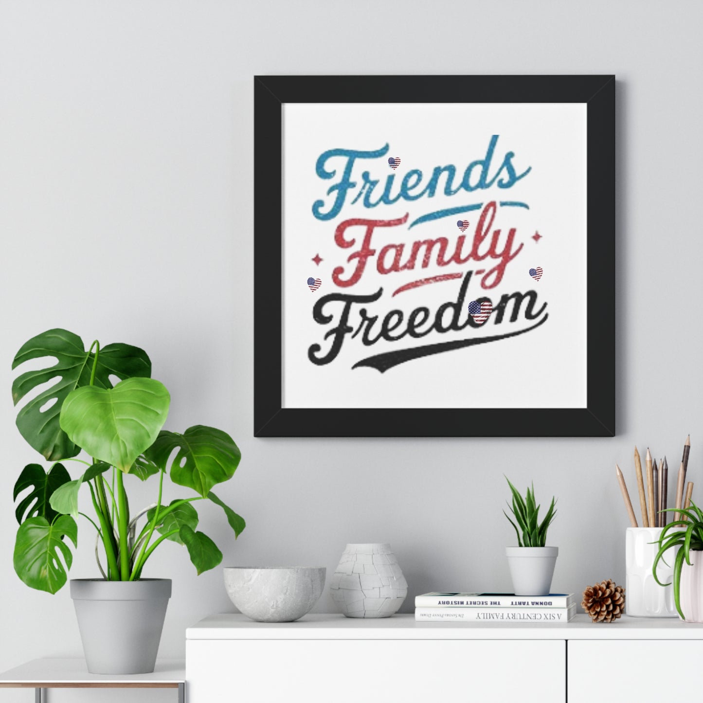 Home and Living Framed Horizontal Poster Gift