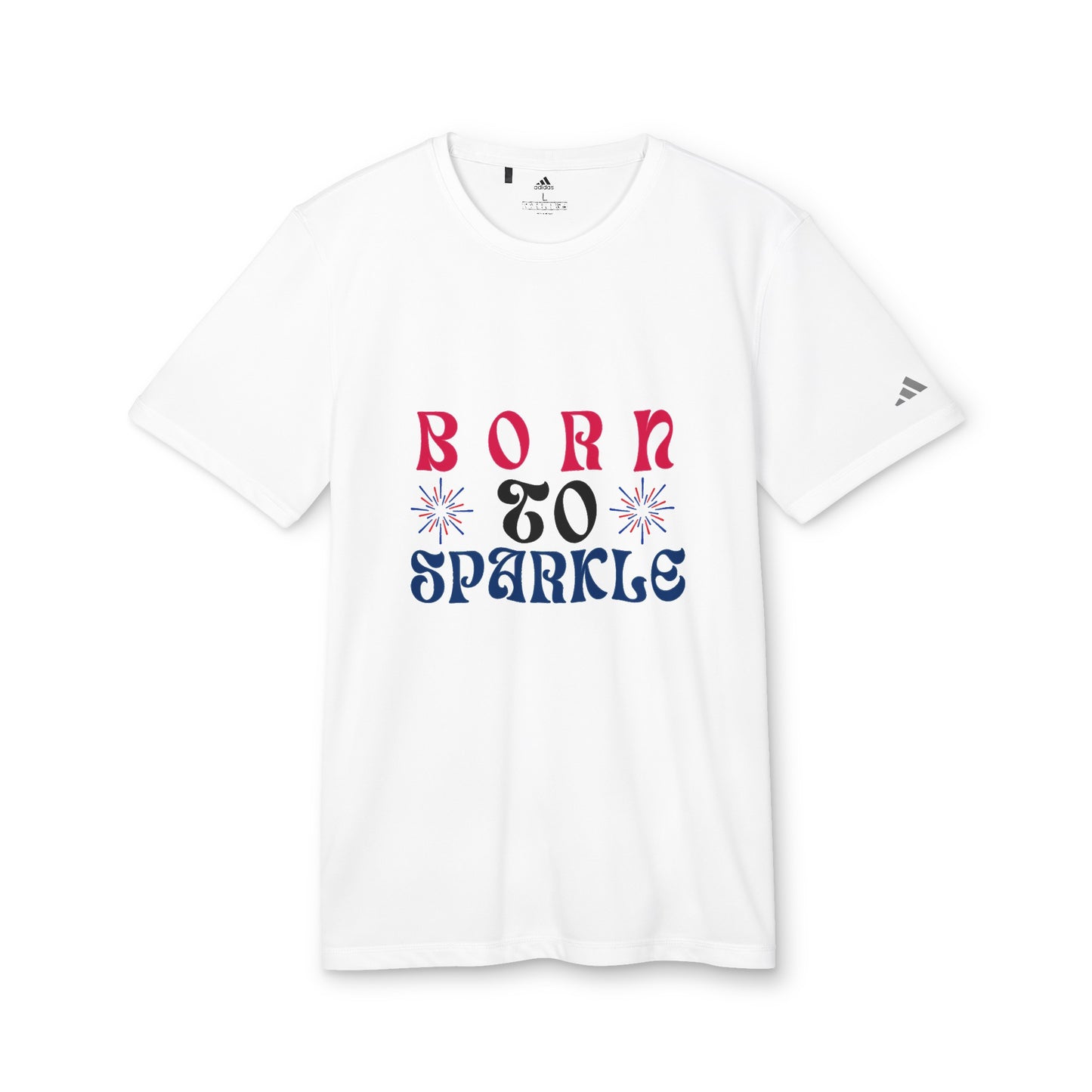 Born to Sparkle adidas® Unisex Sport T-shirt | 4th of July | Patriotic adidas® Unisex Sport T-shirt | American Proud Sport T- shirt | Comfort & Designer Sport T-shirt | Gift idea for Independence Day.