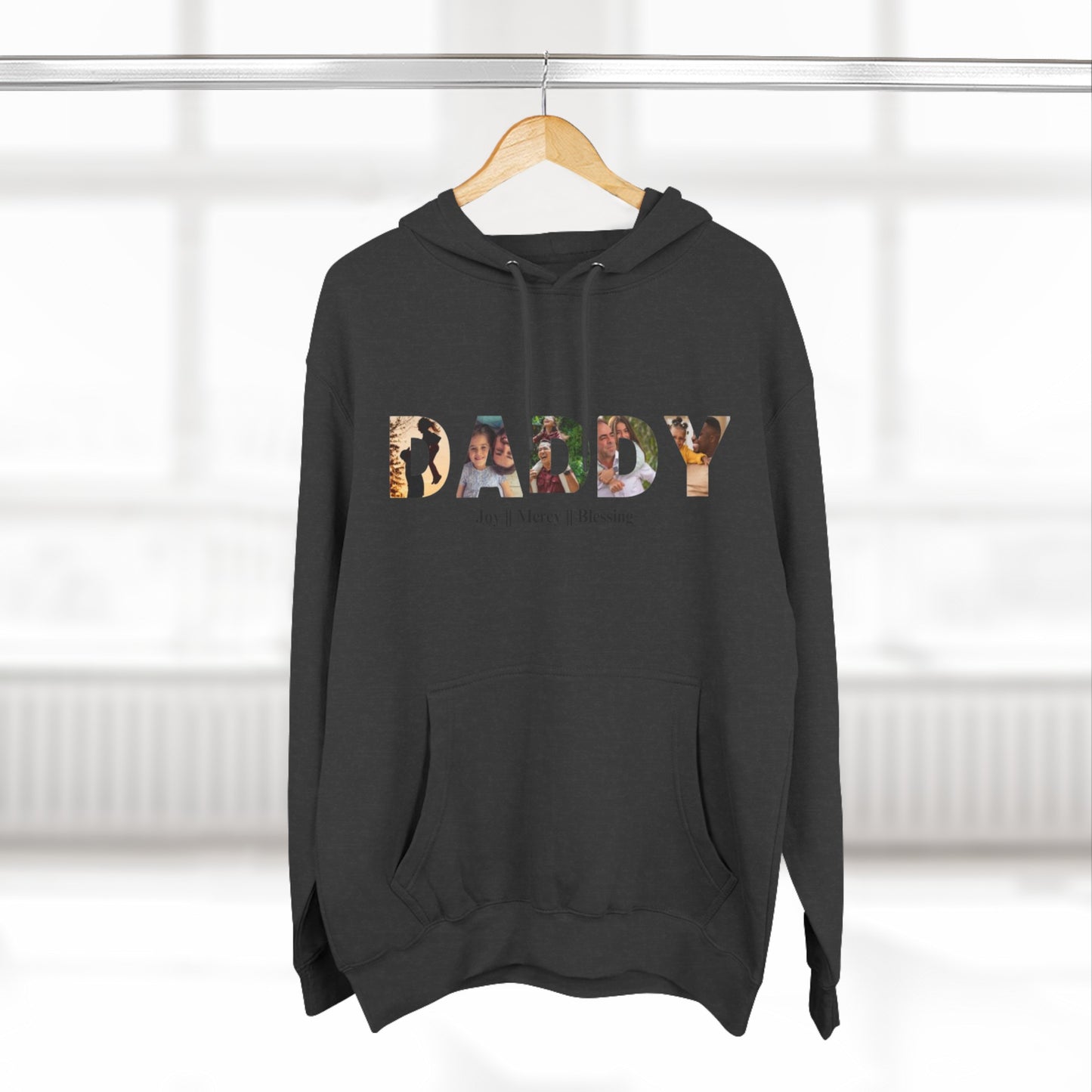 Three-Panel Fleece Hoodie Gift for Daddy And Grandpa Shirt, Father's Day Shirt, Gift For Daddy  And Grandpa Tee, Gift For Husband