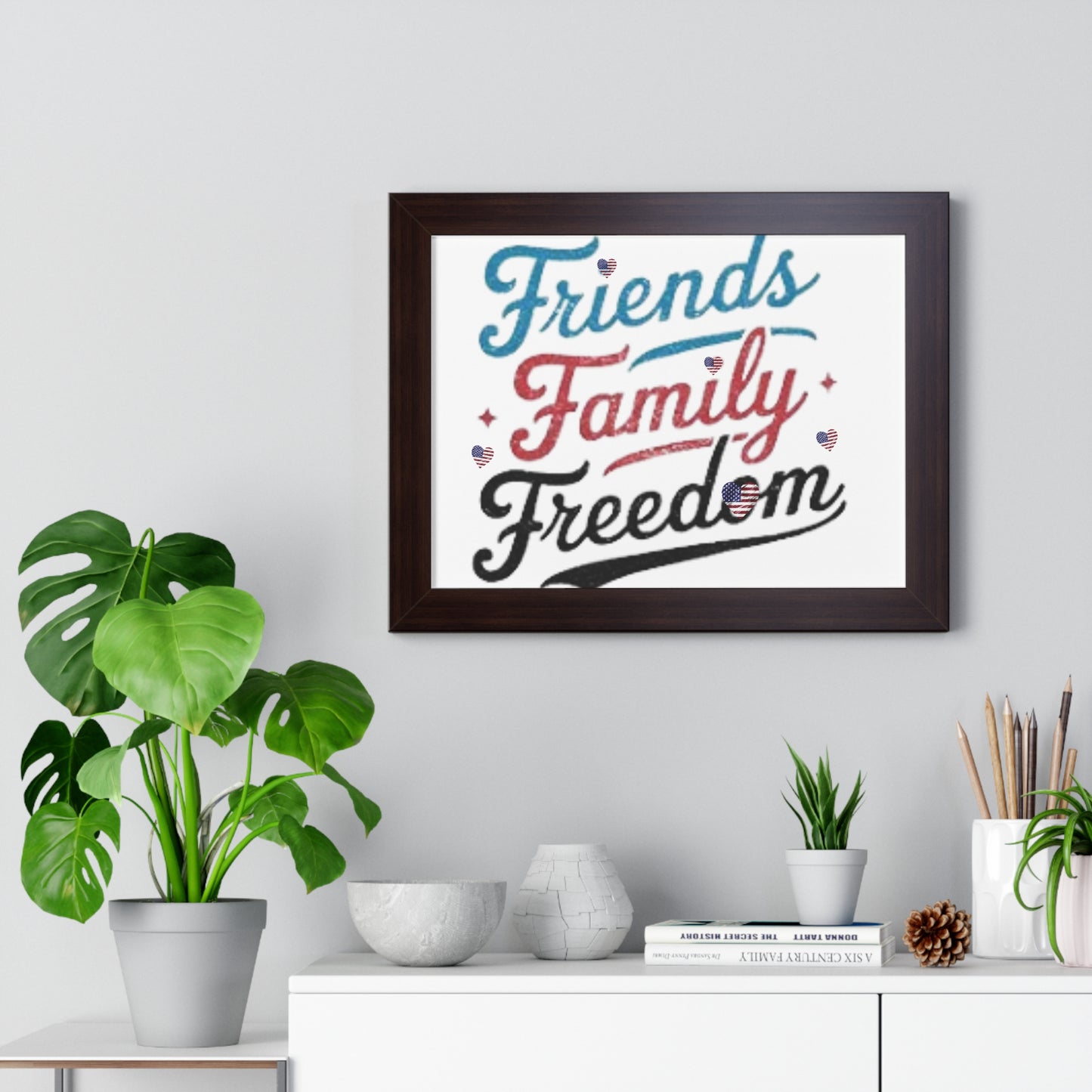 Home and Living Framed Horizontal Poster Gift