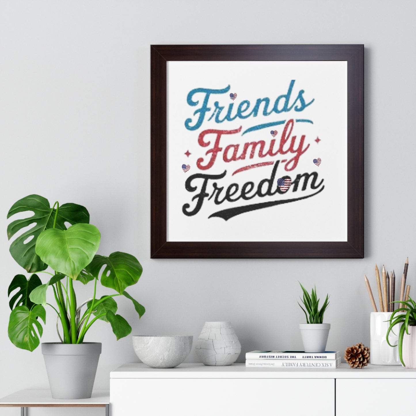 Home and Living Framed Horizontal Poster Gift