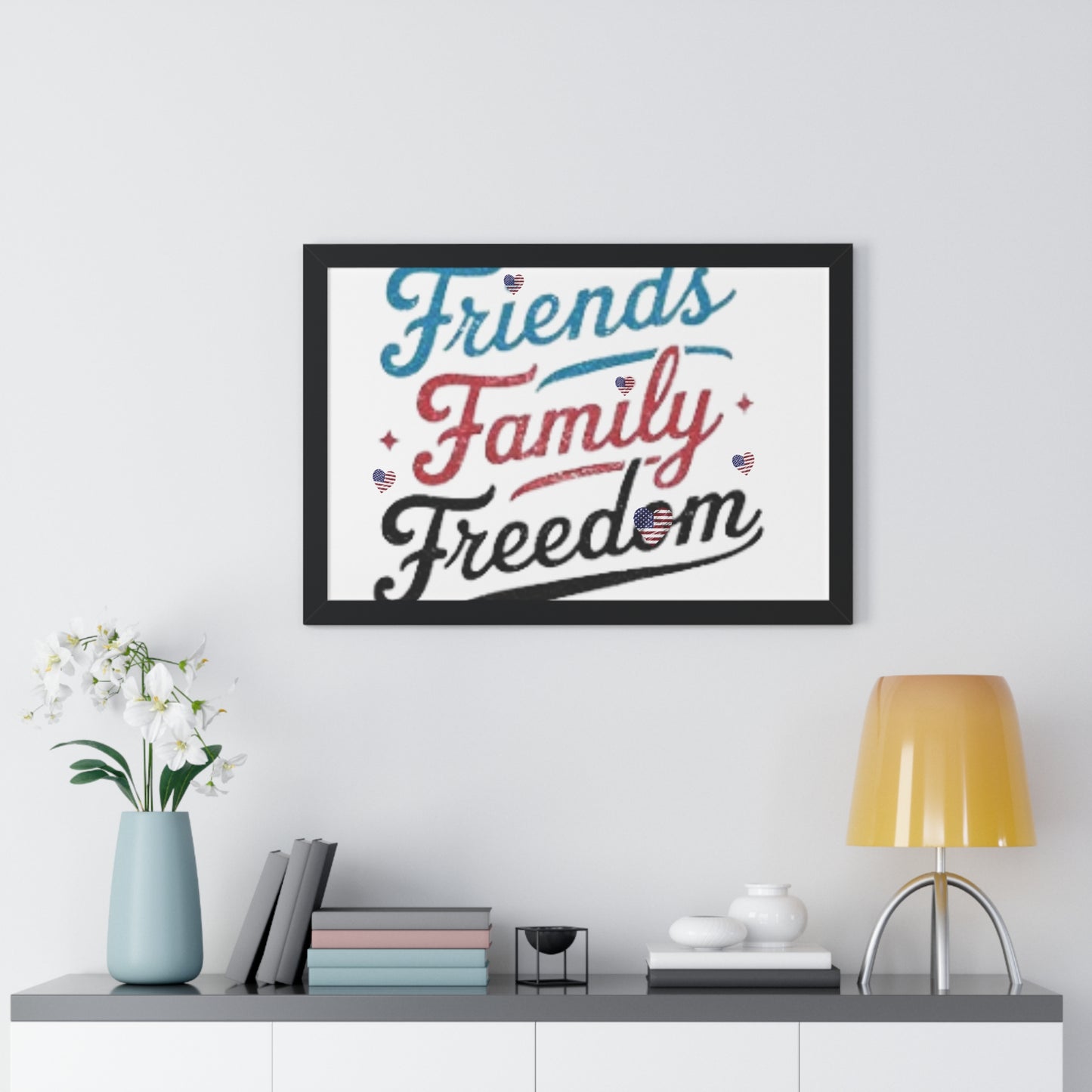 Home and Living Framed Horizontal Poster Gift