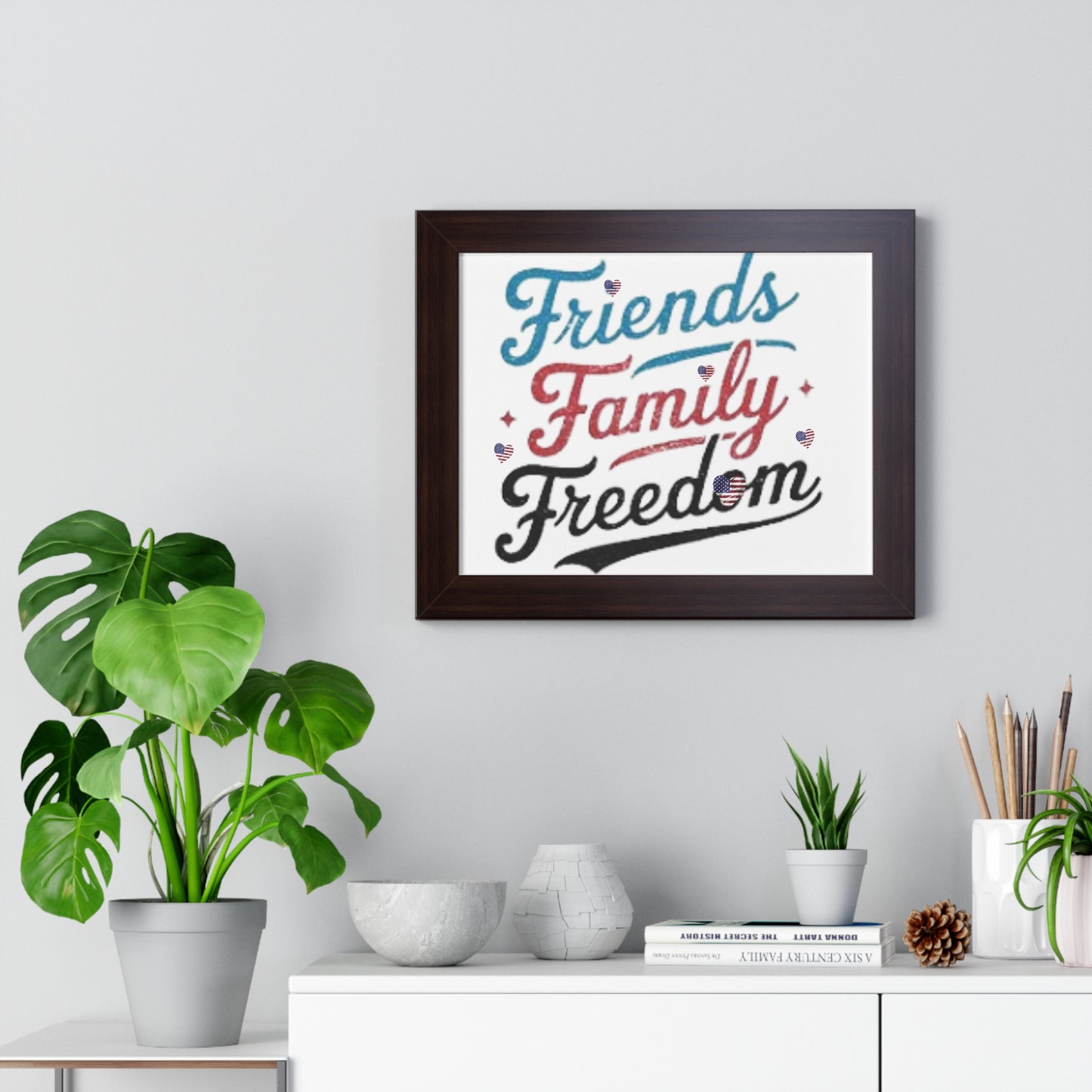 Home and Living Framed Horizontal Poster Gift