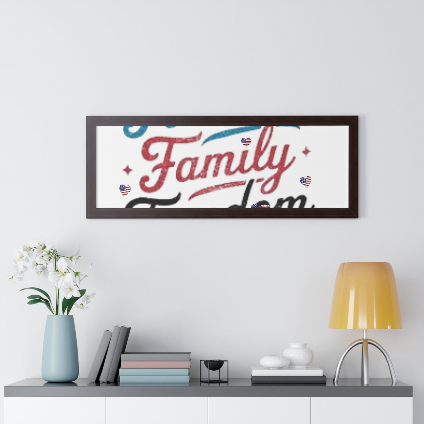 Home and Living Framed Horizontal Poster Gift