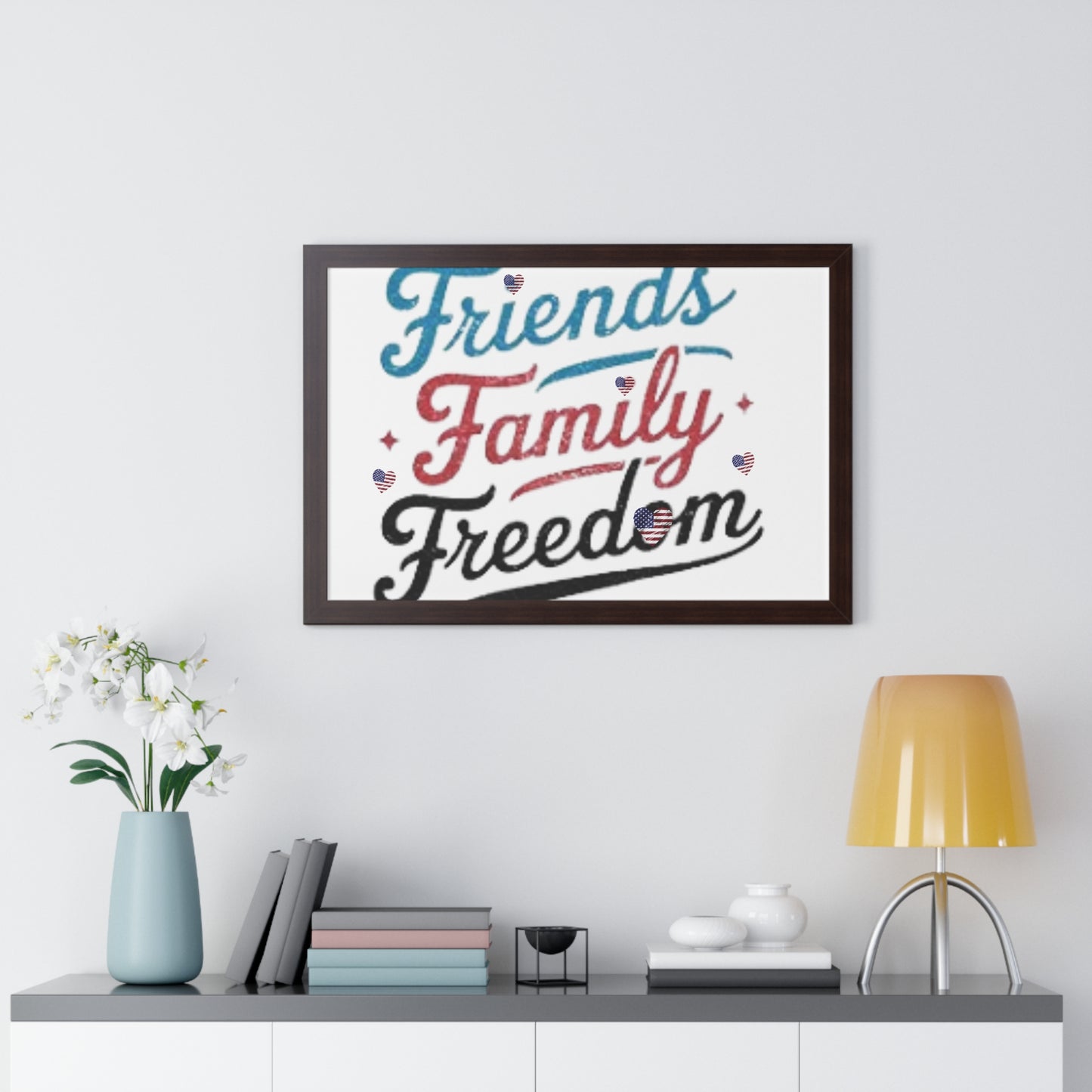 Home and Living Framed Horizontal Poster Gift