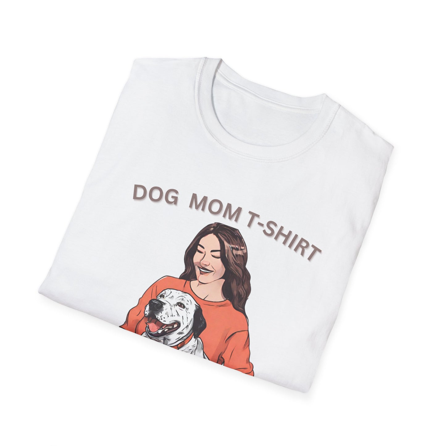 DOG MOM  Softstyle T-Shirt for mom || Mother's day Gift.