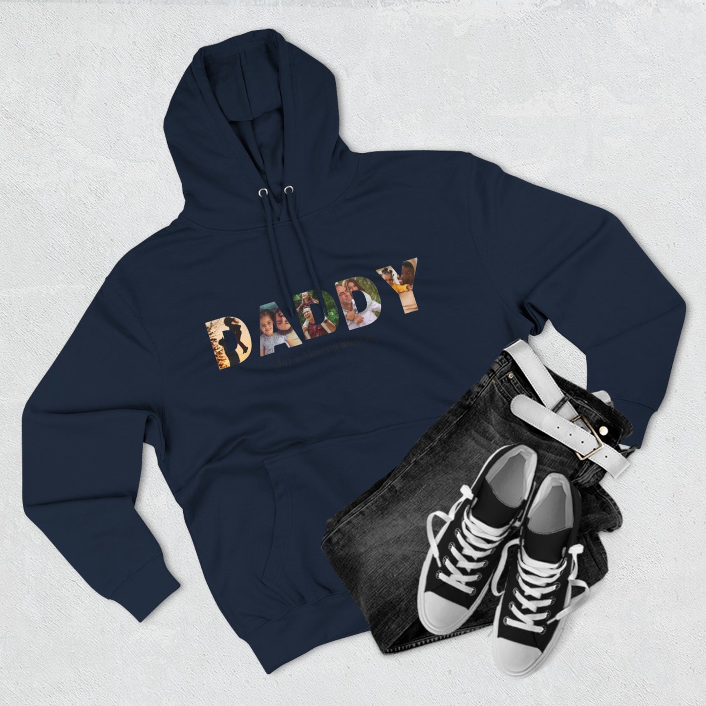 Three-Panel Fleece Hoodie Gift for Daddy And Grandpa Shirt, Father's Day Shirt, Gift For Daddy  And Grandpa Tee, Gift For Husband