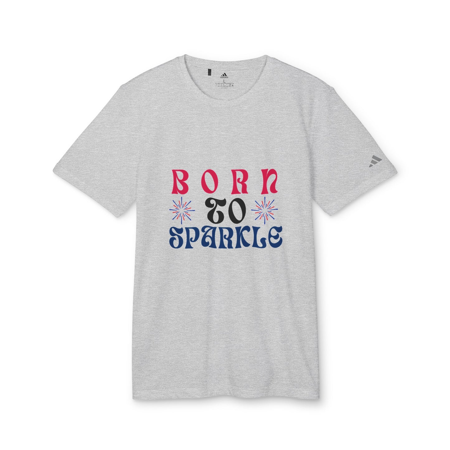 Born to Sparkle adidas® Unisex Sport T-shirt | 4th of July | Patriotic adidas® Unisex Sport T-shirt | American Proud Sport T- shirt | Comfort & Designer Sport T-shirt | Gift idea for Independence Day.