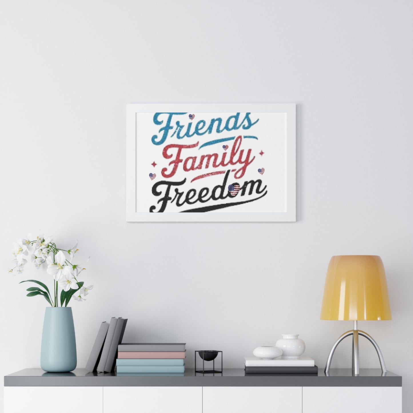 Home and Living Framed Horizontal Poster Gift