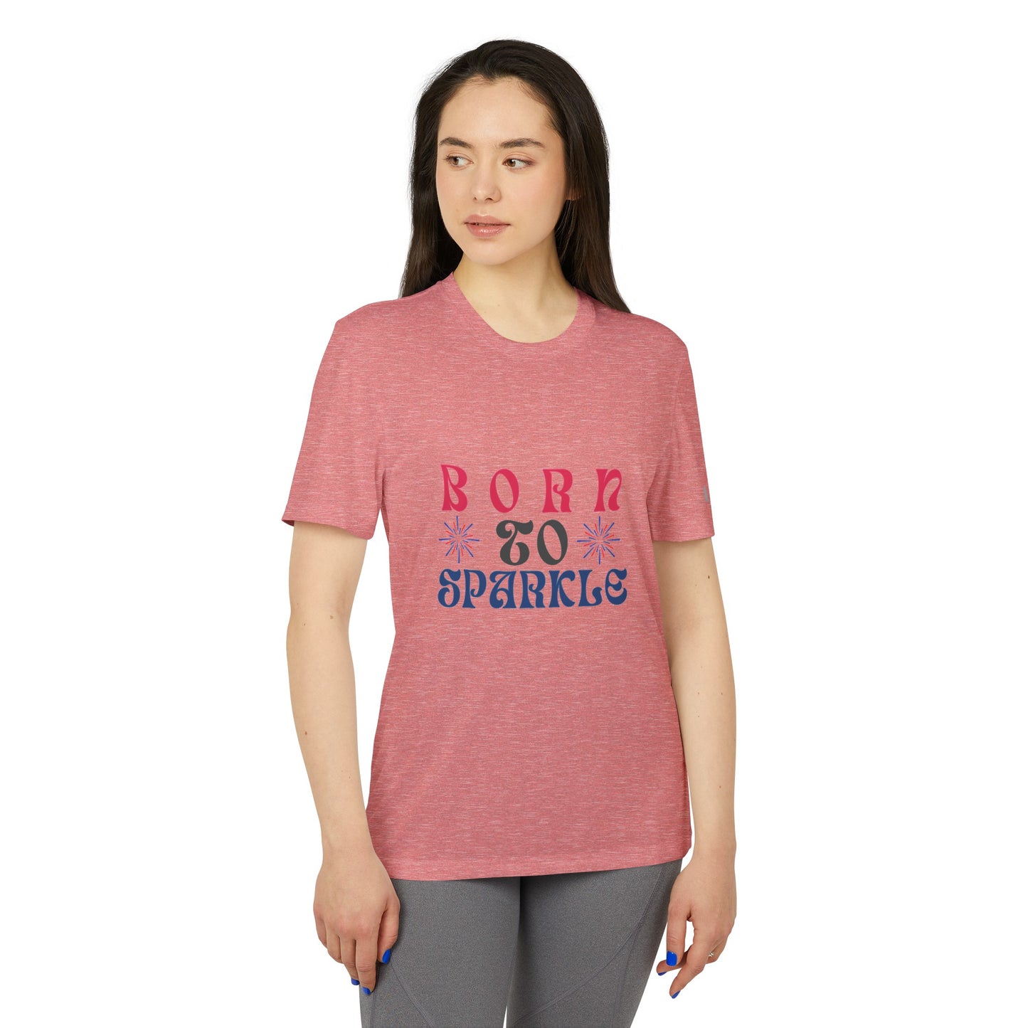 Born to Sparkle adidas® Unisex Sport T-shirt | 4th of July | Patriotic adidas® Unisex Sport T-shirt | American Proud Sport T- shirt | Comfort & Designer Sport T-shirt | Gift idea for Independence Day.