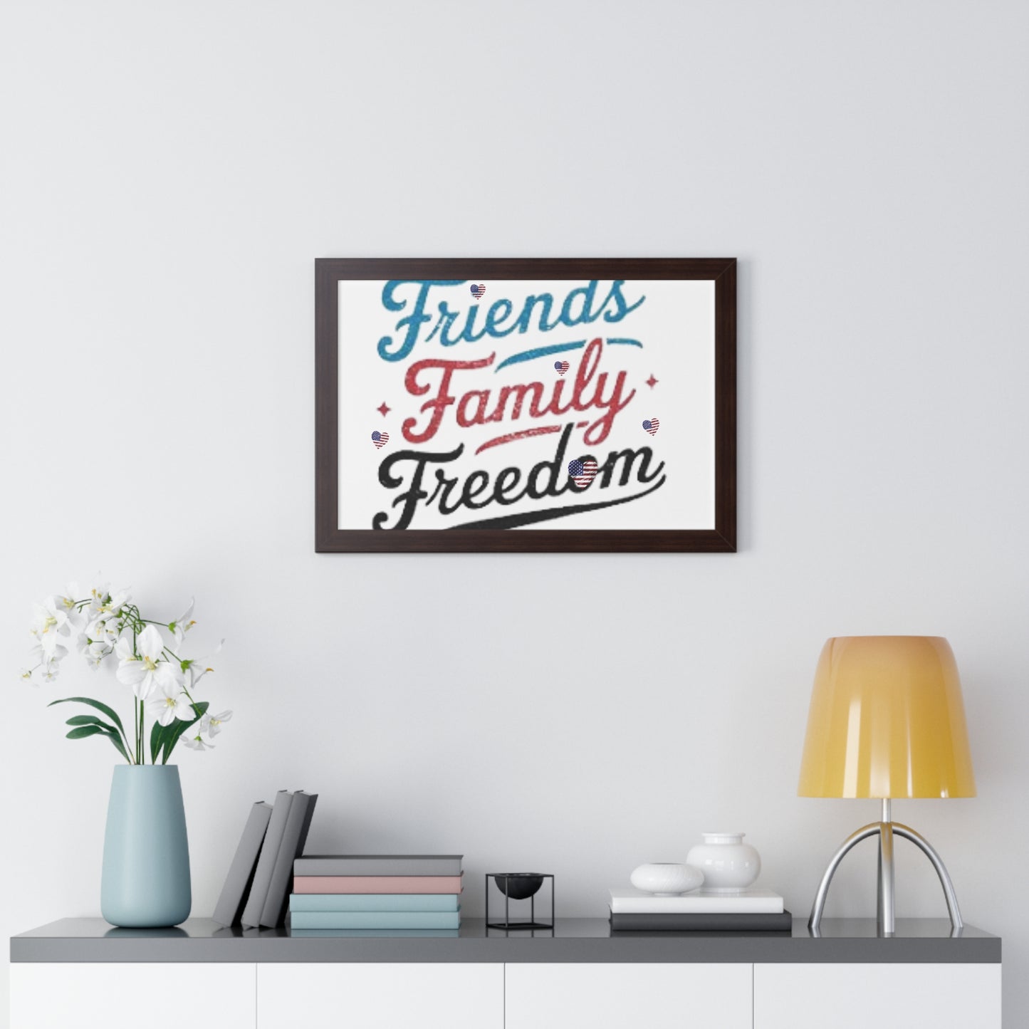 Home and Living Framed Horizontal Poster Gift