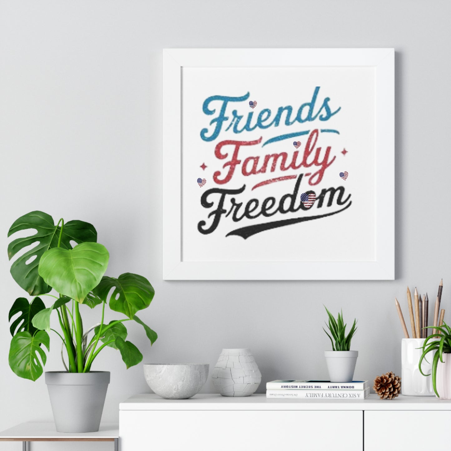 Home and Living Framed Horizontal Poster Gift