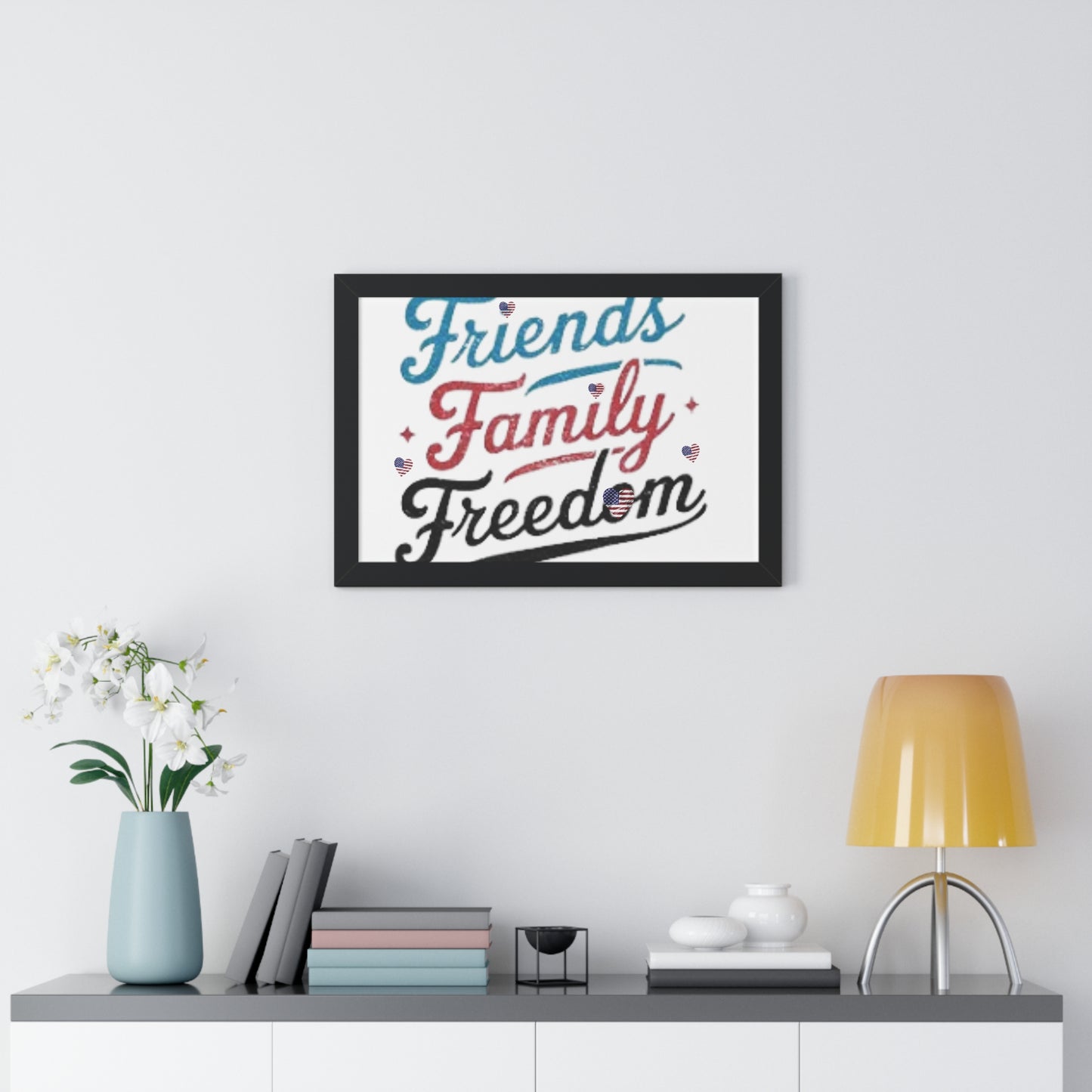 Home and Living Framed Horizontal Poster Gift