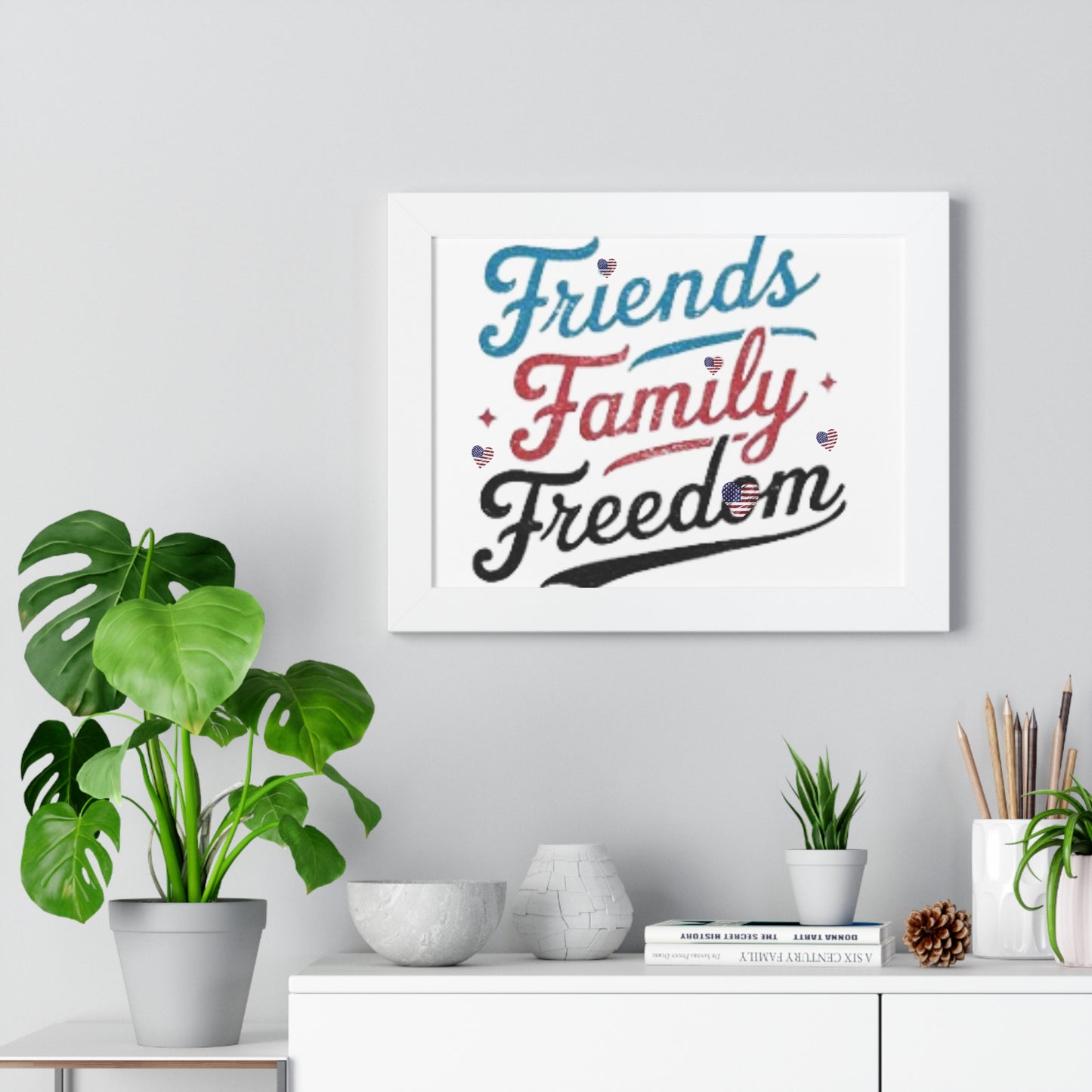 Home and Living Framed Horizontal Poster Gift