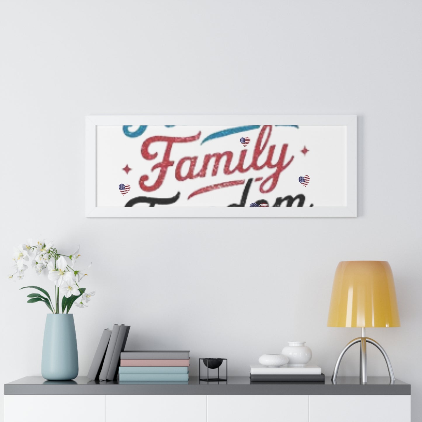 Home and Living Framed Horizontal Poster Gift