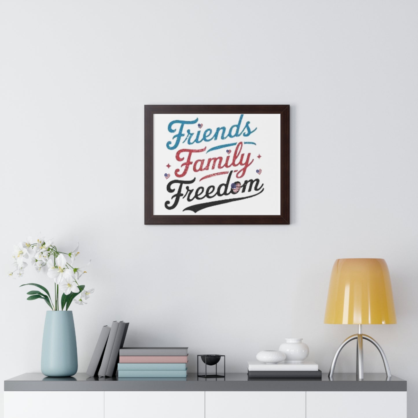 Home and Living Framed Horizontal Poster Gift